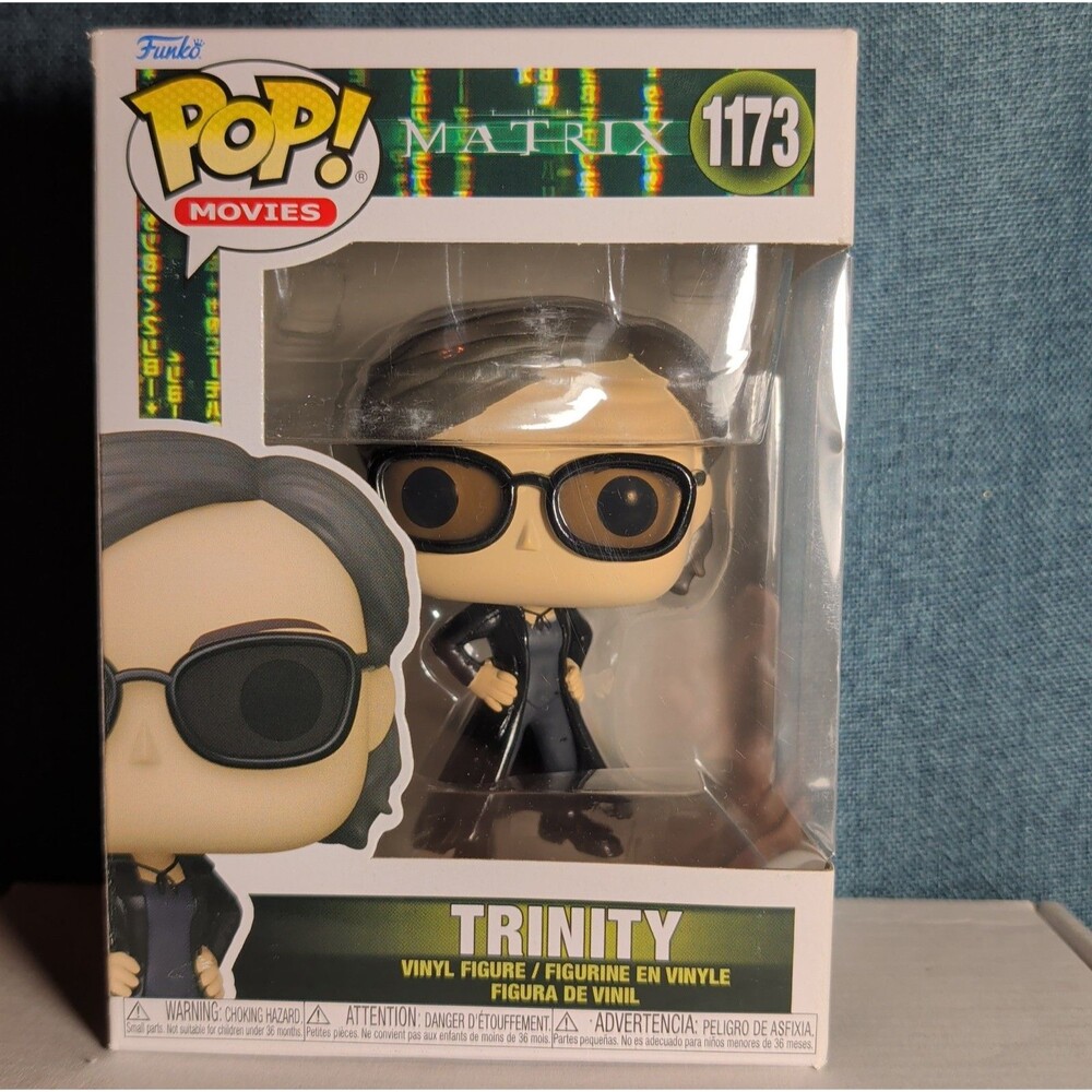 Funko Pop! Movies Matrix Trinity 1173 Vinyl Figure Resurrections with Protector